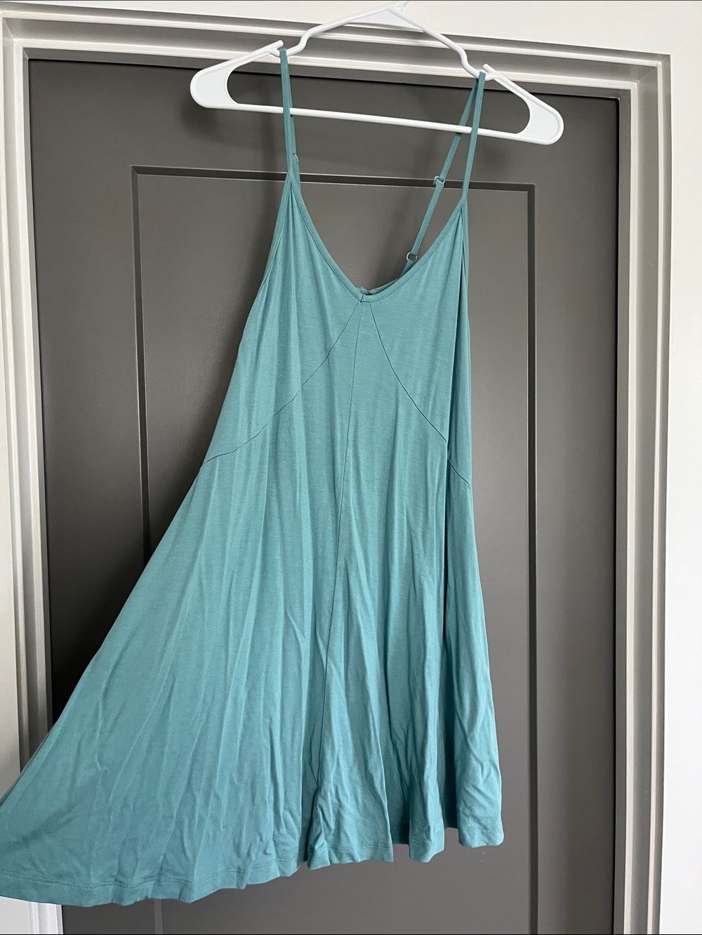 Women's Teal Swing Slip Dress - ASOS